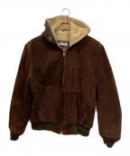 Schottショット）の古着「スエードレザーボアジャケット」｜ブラウン
