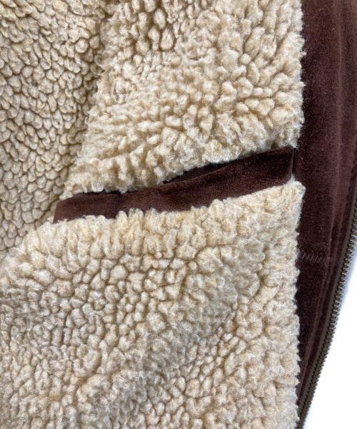 Schott（ショット）Schott (ショット) スエードレザーボアジャケット ブラウン サイズ:SIZE 38の古着・服飾アイテム