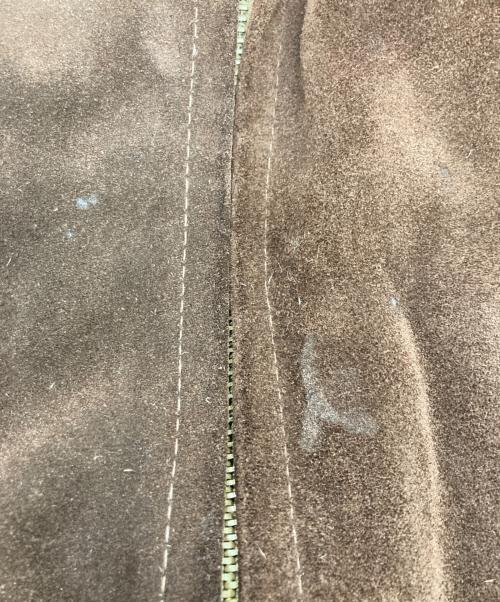 Schott（ショット）Schott (ショット) スエードレザーボアジャケット ブラウン サイズ:SIZE 38の古着・服飾アイテム