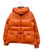 BURBERRY BLUE LABELバーバリー ブルー レーベル）の古着「リバーシブルダウンジャケット」｜オレンジ