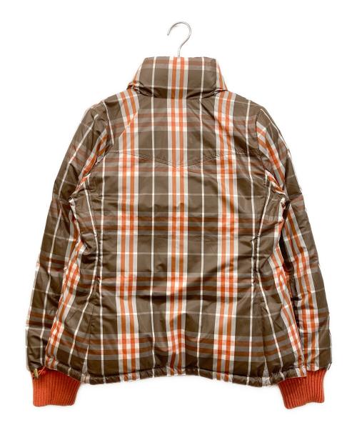 BURBERRY BLUE LABEL（バーバリー ブルー レーベル）BURBERRY BLUE LABEL (バーバリー ブルー レーベル) リバーシブルダウンジャケット オレンジ サイズ:4040の古着・服飾アイテム