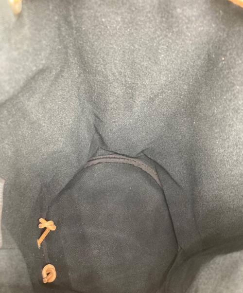 HERMES（エルメス）HERMES (エルメス) 巾着バッグ ブラックの古着・服飾アイテム