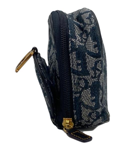 Christian Dior（クリスチャン ディオール）Christian Dior (クリスチャン ディオール) トロッターサドルコスメポーチ ネイビーの古着・服飾アイテム