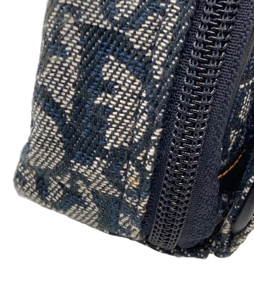 Christian Dior（クリスチャン ディオール）Christian Dior (クリスチャン ディオール) トロッターサドルコスメポーチ ネイビーの古着・服飾アイテム