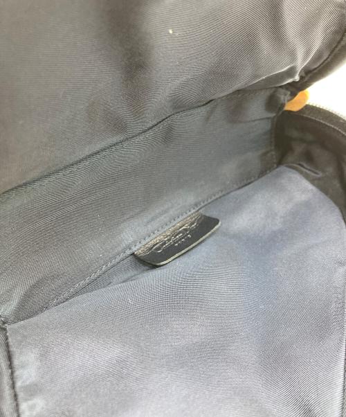 Christian Dior（クリスチャン ディオール）Christian Dior (クリスチャン ディオール) トロッターサドルコスメポーチ ネイビーの古着・服飾アイテム