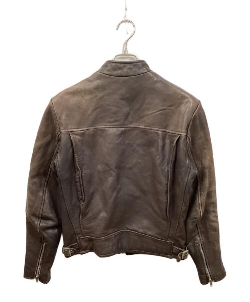rossano（ロッサーノ）rossano (ロッサーノ) 古着レザージャケット ブラウン サイズ:	SIZE 36の古着・服飾アイテム