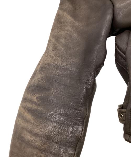 rossano（ロッサーノ）rossano (ロッサーノ) 古着レザージャケット ブラウン サイズ:	SIZE 36の古着・服飾アイテム