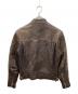 rossano (ロッサーノ) 古着レザージャケット ブラウン サイズ:	SIZE 36：6000円