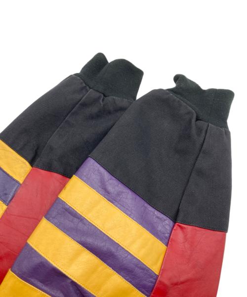 LOONEY TUNES（ルーニーチューンズ）LOONEY TUNES (ルーニーチューンズ) JEFF HAMILTON (ジェフハミルトン) 古着スタジャン ブラック サイズ:Mの古着・服飾アイテム