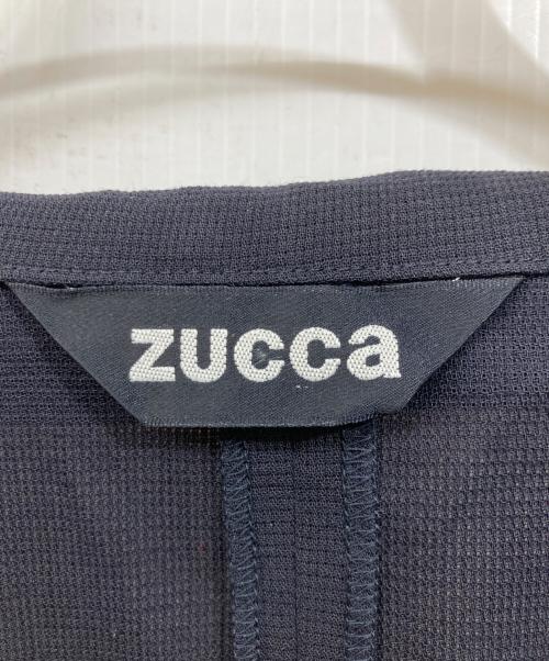 ZUCCA（ズッカ）ZUCCA (ズッカ) デザインテーラードジャケット ネイビー サイズ:SIZE Mの古着・服飾アイテム