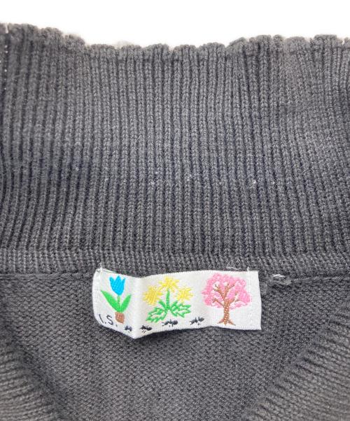 I.S. ISSEY MIYAKE（イッセイ ミヤケ）I.S. ISSEY MIYAKE (イッセイ ミヤケ) ニットポロシャツ ブラウン サイズ:Mの古着・服飾アイテム