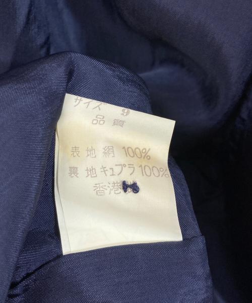 I.S. ISSEY SPORT（イッセイ スポーツ）I.S. ISSEY SPORT (イッセイ スポーツ) ショートシルクテーラードジャケット ネイビー サイズ:	SIZE 9の古着・服飾アイテム