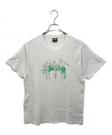 stussy（ステューシー）の古着「プリントTシャツ」｜ホワイト