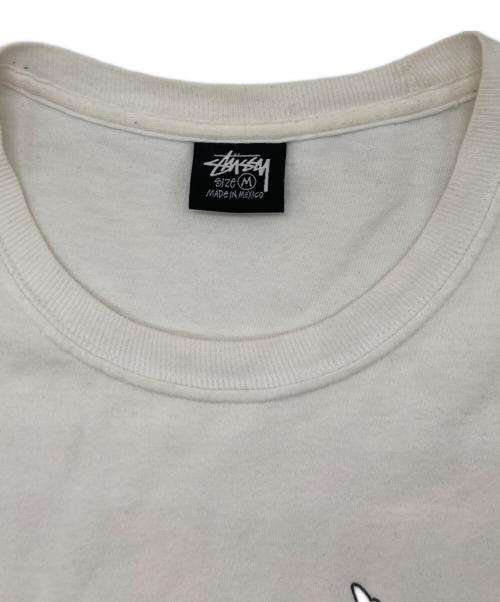 stussy（ステューシー）stussy (ステューシー) プリントTシャツ ホワイト サイズ:Mの古着・服飾アイテム