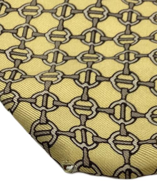 HERMES（エルメス）HERMES (エルメス) シルクネクタイ イエロー サイズ:実寸をご確認くださいの古着・服飾アイテム