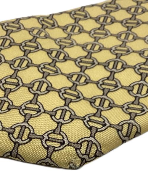 HERMES（エルメス）HERMES (エルメス) シルクネクタイ イエロー サイズ:実寸をご確認くださいの古着・服飾アイテム