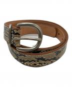 HENDER SCHEMEエンダースキーマ）の古着「python tanning belt」