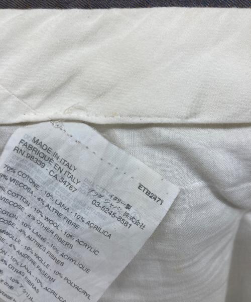 MIU MIU（ミュウミュウ）MIU MIU (ミュウミュウ) ラメ加工スラックス ベージュ サイズ:実寸をご確認くださいの古着・服飾アイテム