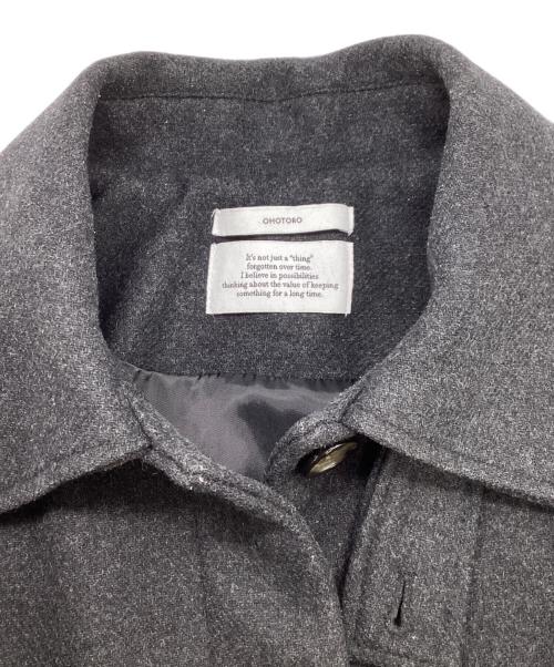 OHOTORO（オオトロ）OHOTORO (オオトロ) ウールチェスターコート グレー サイズ:サイズ表記無しの古着・服飾アイテム