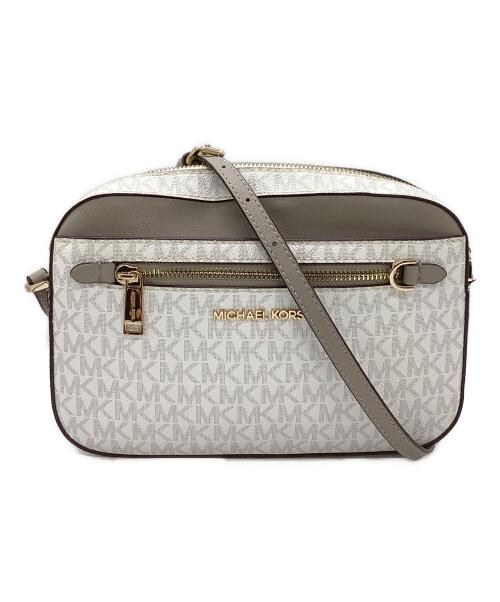 MICHAEL KORS（マイケル・コース）MICHAEL KORS (マイケル・コース) ショルダーバッグ ホワイトの古着・服飾アイテム