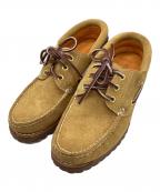 Timberlandティンバーランド）の古着「デッキシューズ」｜ブラウン