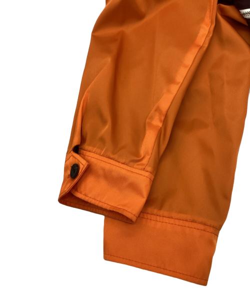 PRADA（プラダ）PRADA (プラダ) トライアングルロゴナイロンジップジャケット オレンジ サイズ:SIZE 48の古着・服飾アイテム