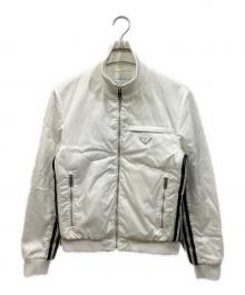 PRADA×adidas（プラダ×アディダス）の古着「RE-NYLON  トラックボンバージャケット」｜ホワイト