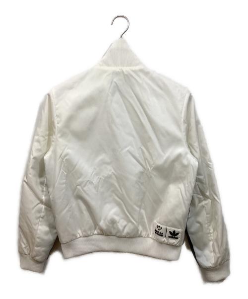 PRADA（プラダ）PRADA (プラダ) adidas (アディダス) RE-NYLON  トラックボンバージャケット ホワイト サイズ:SIZE 44の古着・服飾アイテム