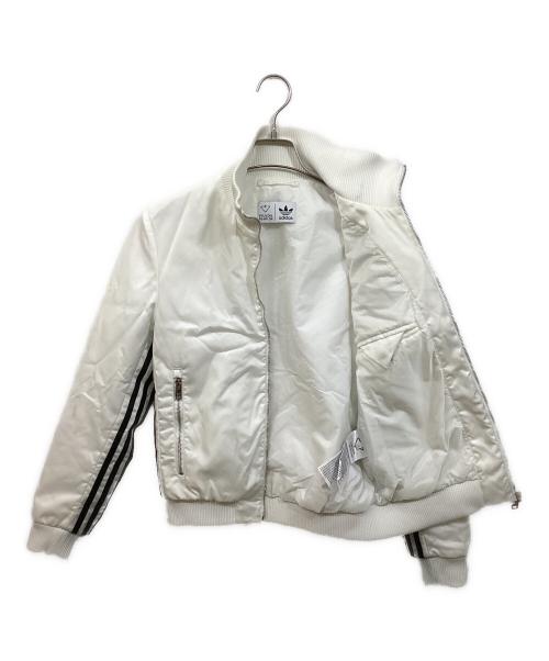 PRADA（プラダ）PRADA (プラダ) adidas (アディダス) RE-NYLON  トラックボンバージャケット ホワイト サイズ:SIZE 44の古着・服飾アイテム
