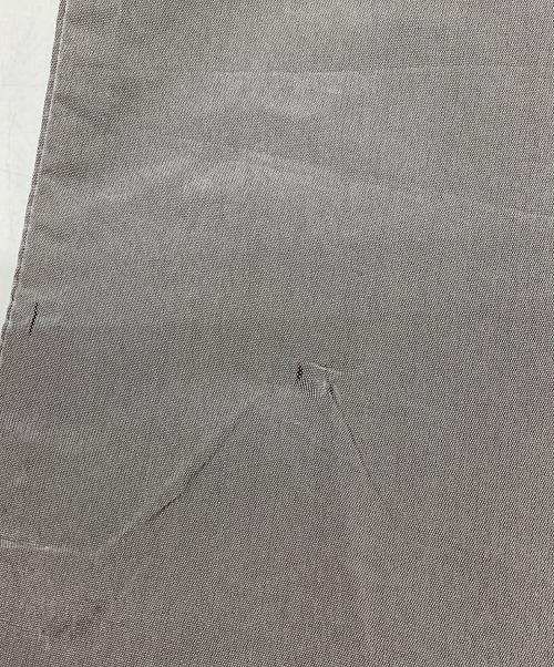 PRADA（プラダ）PRADA (プラダ) バックプリント シルクジャンプスーツ グレー サイズ:SIZE XSの古着・服飾アイテム