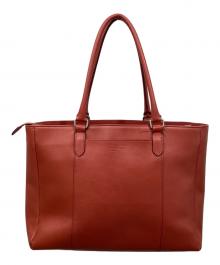 MARGARET HOWELL idea（マーガレット ハウエル アイディア）の古着「レザートートバッグ」｜レッド