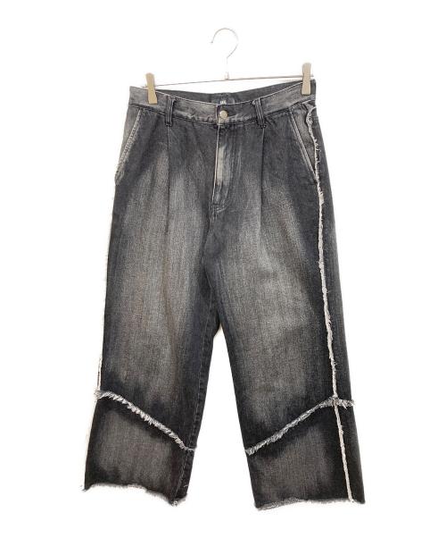 HARE（ハレ）HARE (ハレ) コンバートフリンジデニムパンツ ブラック サイズ:SIZE Sの古着・服飾アイテム