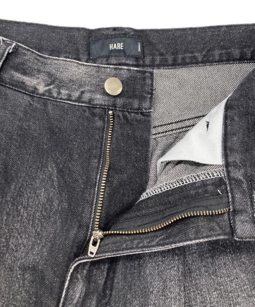 HARE（ハレ）HARE (ハレ) コンバートフリンジデニムパンツ ブラック サイズ:SIZE Sの古着・服飾アイテム