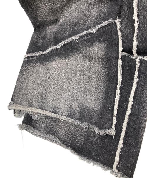 HARE（ハレ）HARE (ハレ) コンバートフリンジデニムパンツ ブラック サイズ:SIZE Sの古着・服飾アイテム