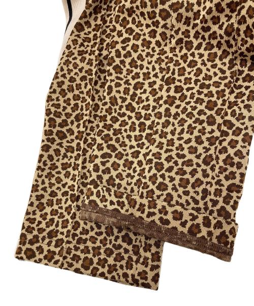 Palm Angels（パーム エンジェルス）Palm Angels (パーム エンジェルス) レオパードトラックパンツ ベージュ サイズ:SIZE Sの古着・服飾アイテム