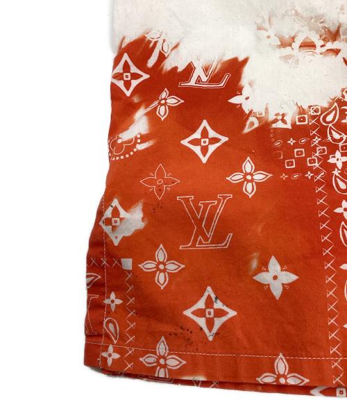 LOUIS VUITTON（ルイ ヴィトン）LOUIS VUITTON (ルイ ヴィトン) モノグラムプリントシャツ オレンジ サイズ:SIZE XSの古着・服飾アイテム