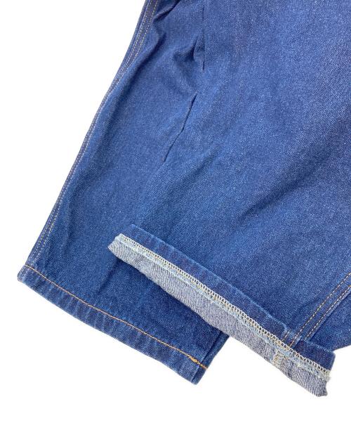 FASHIRU（ファシル）FASHIRU (ファシル) ARULLE (アリュール) タックワイドデニムパンツ インディゴ サイズ:2の古着・服飾アイテム