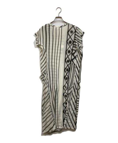 YOHJI YAMAMOTO（ヨウジヤマモト）YOHJI YAMAMOTO (ヨウジヤマモト) デザインワンピース ブラック サイズ:	SIZE Sの古着・服飾アイテム