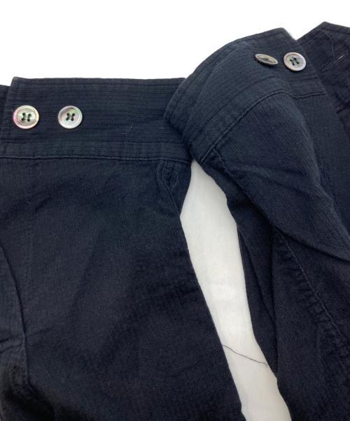 Y's for men（ワイズフォーメン）Y's for men (ワイズフォーメン) ジップロングシャツ ブラック サイズ:実寸をご確認くださいの古着・服飾アイテム