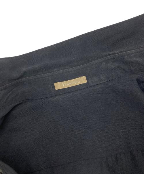 Y's for men（ワイズフォーメン）Y's for men (ワイズフォーメン) ウールキルティングシャツ ブラック サイズ:サイズ表記なしの古着・服飾アイテム