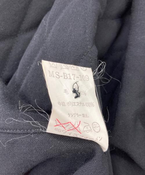 Y's for men（ワイズフォーメン）Y's for men (ワイズフォーメン) ウールキルティングシャツ ブラック サイズ:サイズ表記なしの古着・服飾アイテム