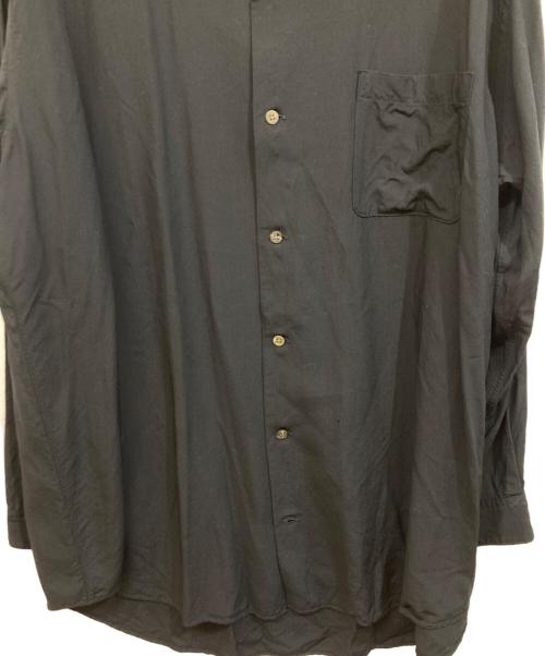 Y's for men（ワイズフォーメン）Y'S for men (ワイズフォーメン) オープンカラーシャツ ブラック サイズ:実寸をご確認くださいの古着・服飾アイテム