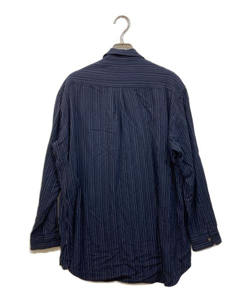 Y's for men（ワイズフォーメン）Y's for men (ワイズフォーメン) ストライプシャツ ネイビー サイズ:実寸をご確認くださいの古着・服飾アイテム