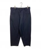 Y's for menワイズフォーメン）の古着「ウールギャバパンツ」｜ネイビー