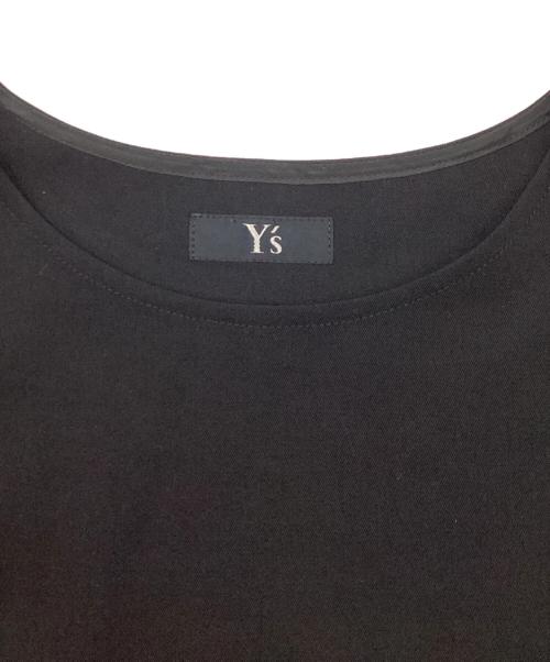 Y's（ワイズ）Y's (ワイズ) ウールギャバロングワンピース ブラック サイズ:サイズ表記なしの古着・服飾アイテム