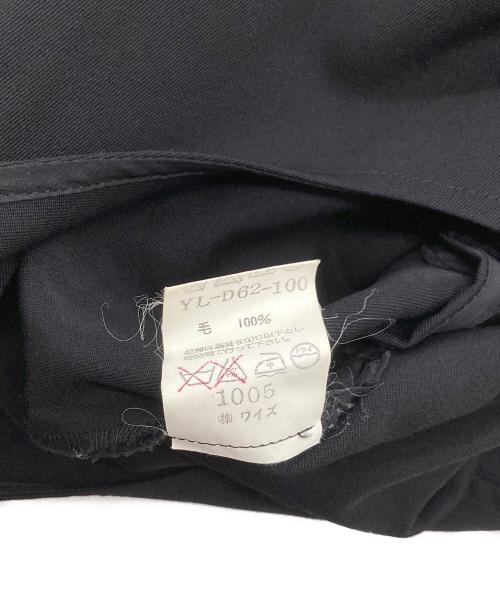 Y's（ワイズ）Y's (ワイズ) ウールギャバロングワンピース ブラック サイズ:サイズ表記なしの古着・服飾アイテム