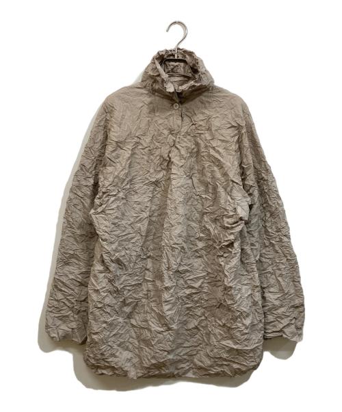ISSEY MIYAKE（イッセイミヤケ）ISSEY MIYAKE (イッセイミヤケ) シワ加工ブラウス グレー サイズ:	SIZE Mの古着・服飾アイテム