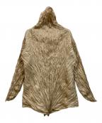 ISSEY MIYAKEイッセイミヤケ）の古着「シワ加工ブラウス」｜ベージュ