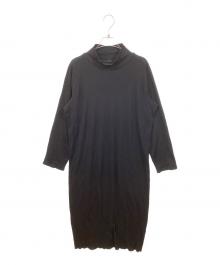 Y's（ワイズ）の古着「タートルネックニットワンピース」｜ブラック