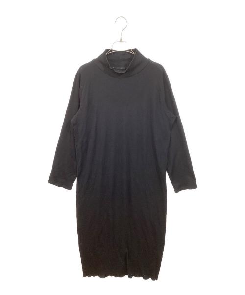 Y's（ワイズ）Y's (ワイズ) タートルネックニットワンピース ブラック サイズ:不明（実寸をご確認ください）の古着・服飾アイテム